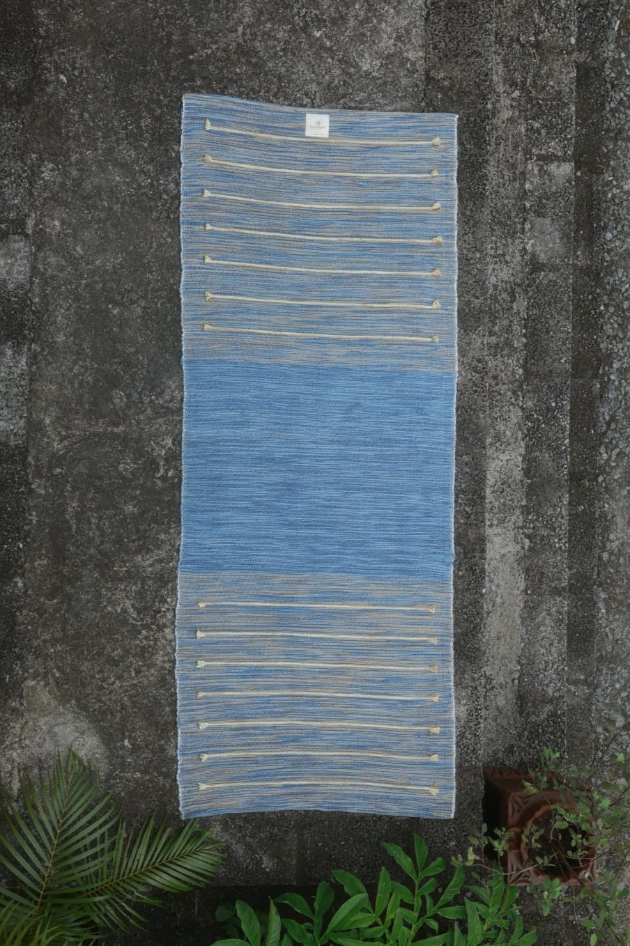 "Indigo" Ayurvastra Yogamatte